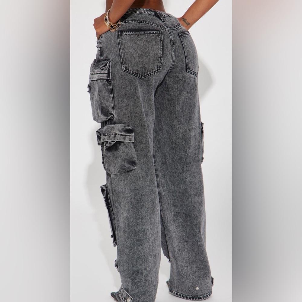 Want Ever Forget Me Cargo Jeans - Picture 3 of 4